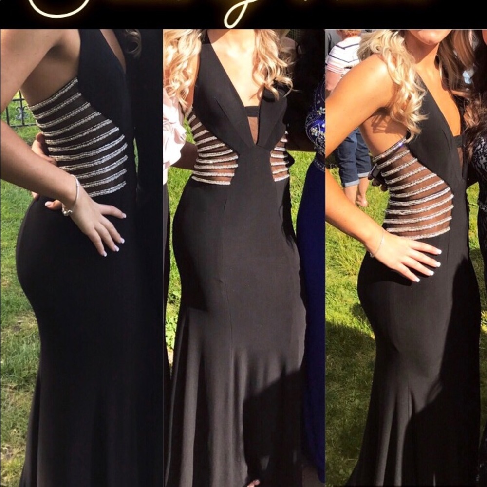 BLACK DIAMOND PROM DRESS